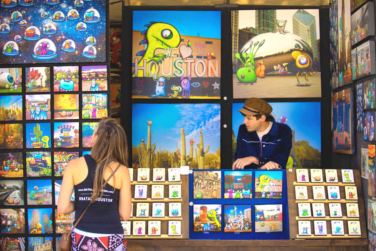 Bayou Arts Festival event with luxury transportation provided by C&S Executive