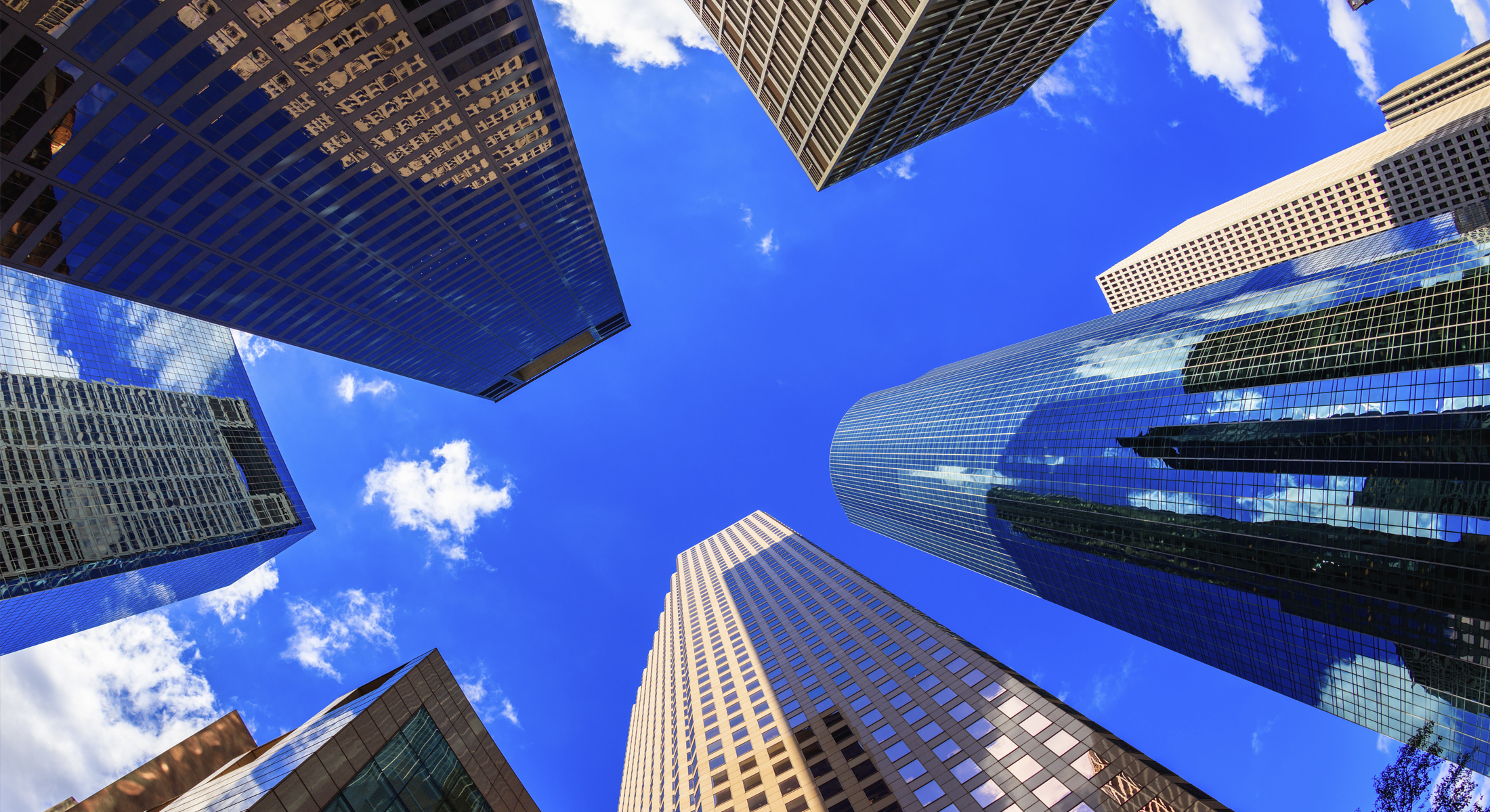 Houston skyline featuring the Medical Center with luxury transportation by C&S Executive