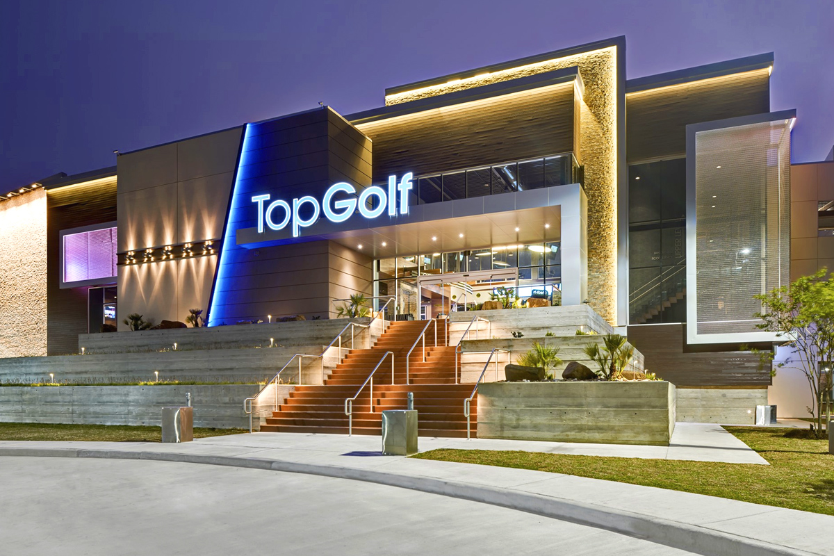 Topgolf Spring event experience with luxury transportation provided by C&S Executive