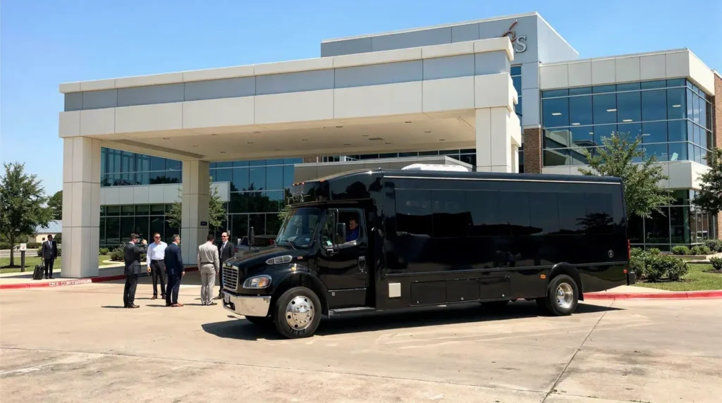 Flight-tracked transfers to IAH and HOU are built around executives' meetings and travel schedules.; Energy